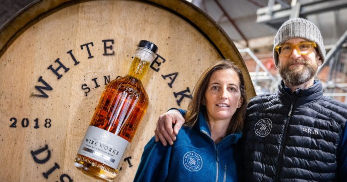 Derbyshire couple donate £1.4 million making county's first single malt whisky
