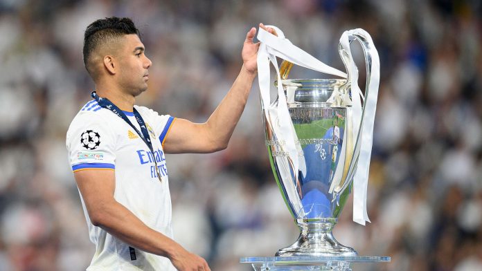 Casemiro won the Champions League with Real Madrid lasts season